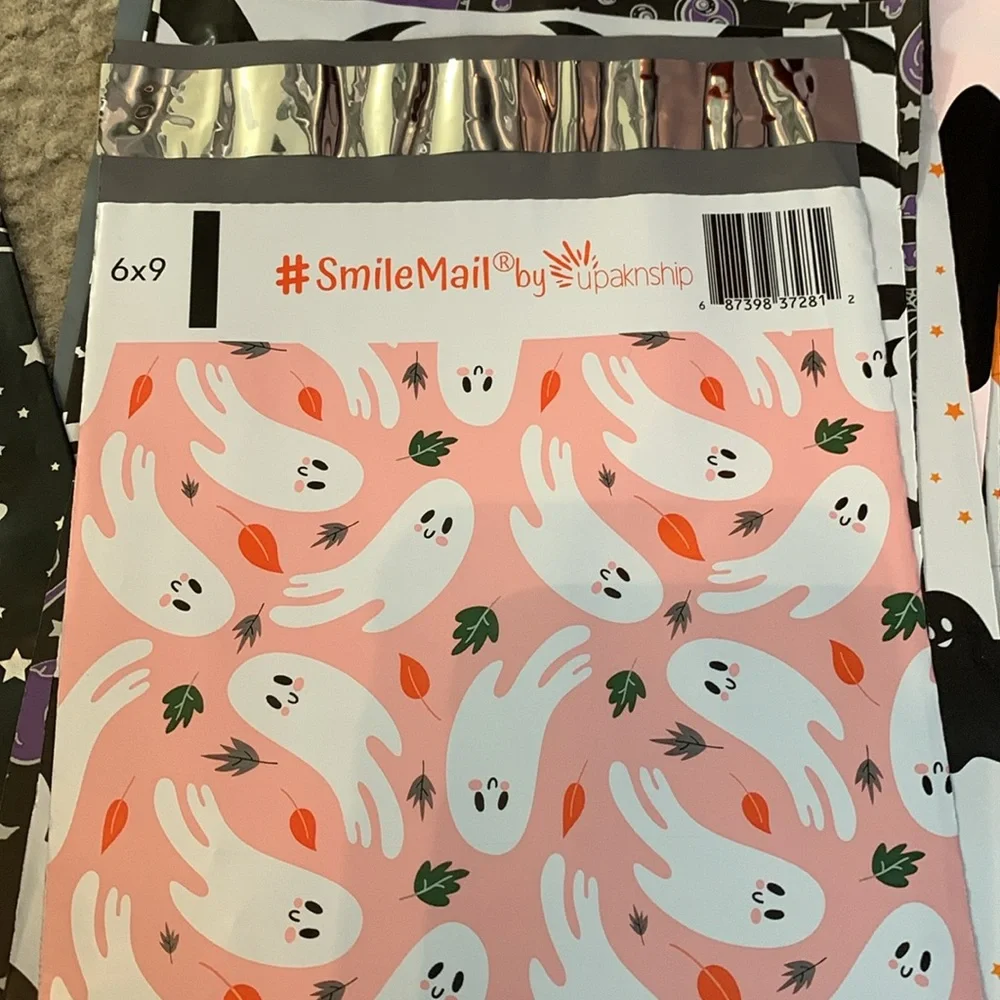 Halloween Variety Pack Lot of 20 Polymailers & 20 Stickers (6X9) (10X13) (14X19)